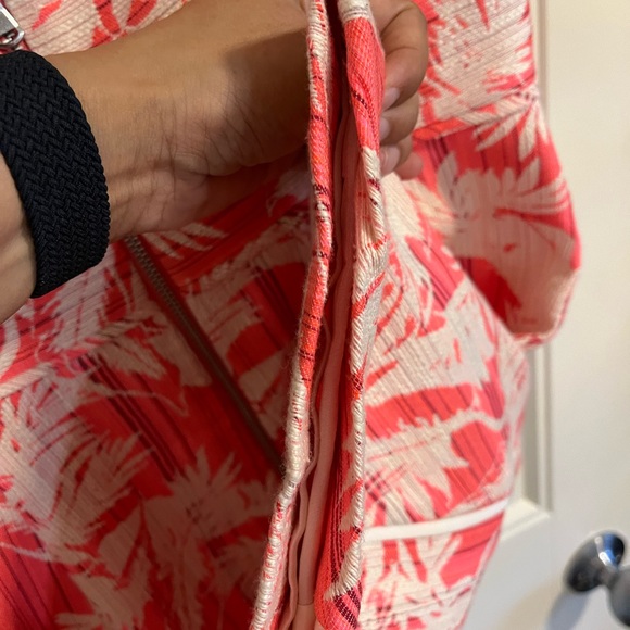 J Crew Jacquard palm print dress with amazing back - Picture 9 of 9